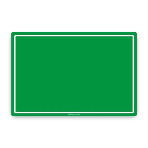 Letrero Verde Horizontal