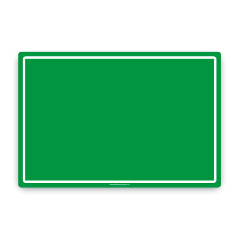 Horizontal Green Sign